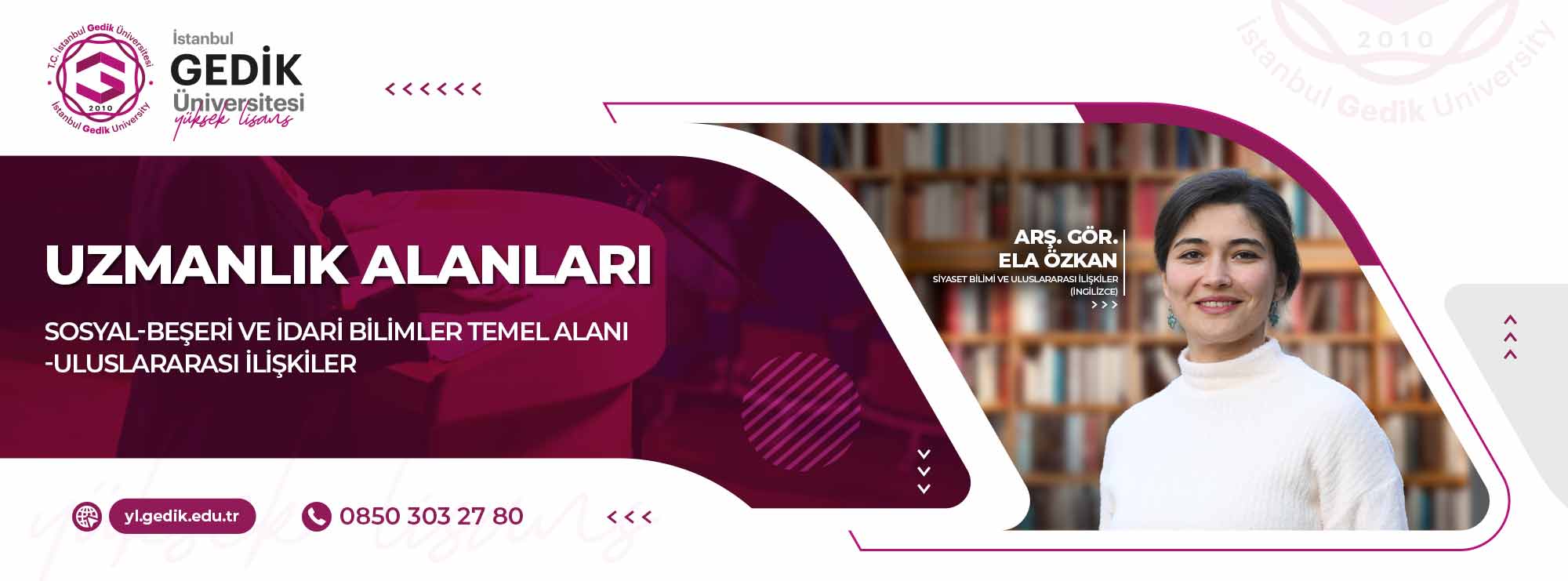 Siyaset Bilimi ve Uluslararası İlişkiler (İngilizce) Tezsiz Yüksek Lisans Programı slider