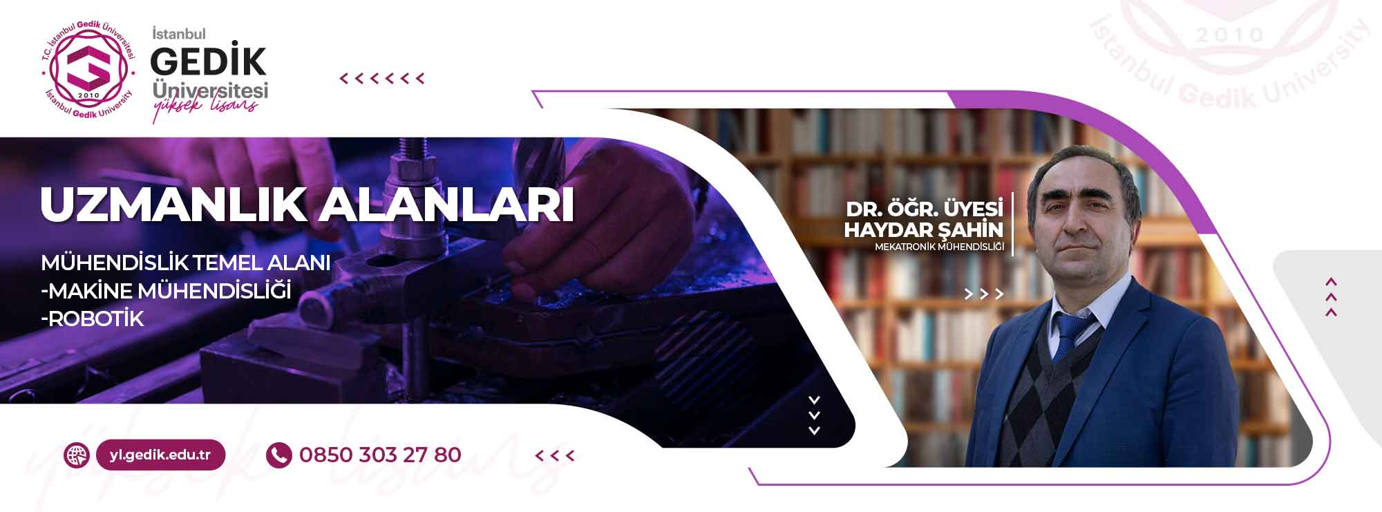 Mekatronik Mühendisliği Tezli Yüksek Lisans Programı slider