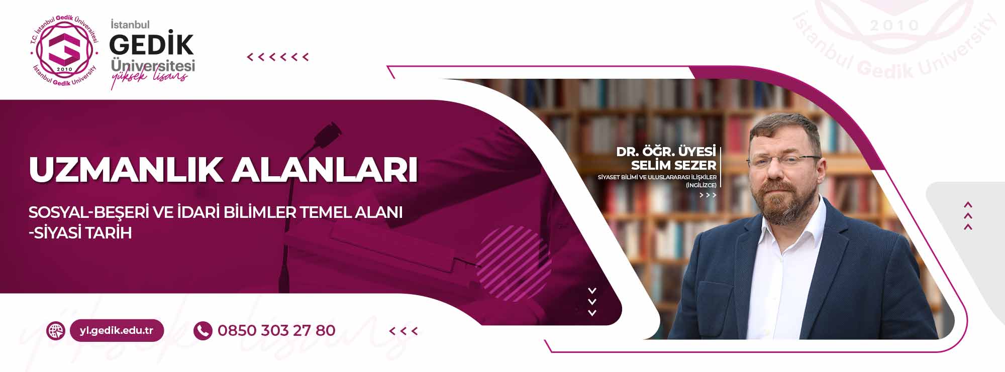 Siyaset Bilimi ve Uluslararası İlişkiler (İngilizce) Tezsiz Yüksek Lisans Programı slider